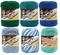 Lily Sugar 'n Cream Yarn Bundle 100% Cotton Worsted #4 Weight (Seaway)